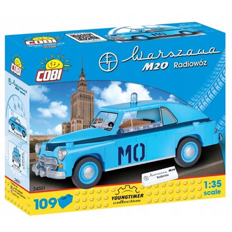 Cobi 24551 Cars Warszawa M20 Radiow�z 109 Kl.