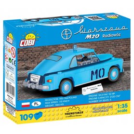Cobi 24551 Cars Warszawa M20 Radiow�z 109 Kl.