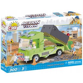 Cobi Action Town 1677 Civil Service Dump Truck 300