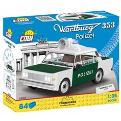 Cobi CARS Wartburg 353 POLIZEI - 84 elementów