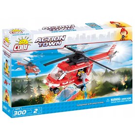 Cobi Action Town 1473 Fire Helicopter 300 Kl.