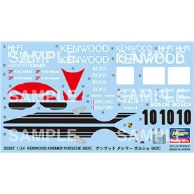 Hasegawa 20287 Kenwood Kremer Porsche 962C