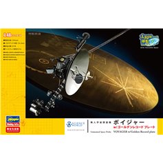 Hasegawa 1:48 Voyager - UNMANNED SPACE PROBE W/GOLDEN RECORD PLATE