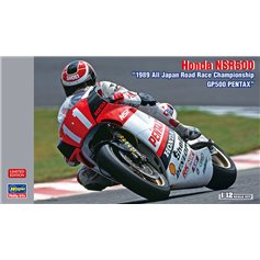 Hasegawa 1:12 Honda NSR500 - 1989 ALL JAPAN ROAD RACE CHAMPIONSHIP GP500 PENTAX 