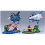 Hasegawa EGG PLANE - EGG OF THE WORLD - FIRE MONSTER F-2 AND MIDNIGHT WITCH T-4