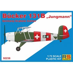 RS Models 1:72 Bucker Bu-131B Jungmann - GERMAN BI-PLANE TRAINER