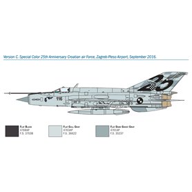Italeri 1427 1/72  Mig-21 Bis " FISHBED" 