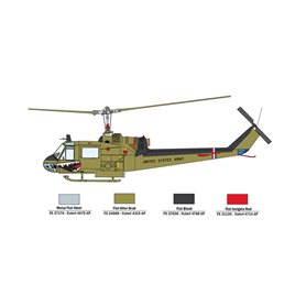 Italeri 1:72 WAR THUNDER Mil Mi-24D / UH-1C