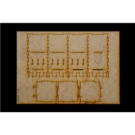 Italeri 1:72 BATTLESET - 100 YEARS WAR 1337-1453 - CASTLE UNDER SIEGE