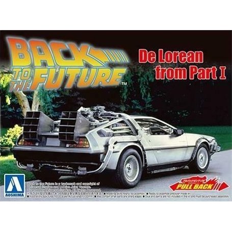 Aoshima 05475 1/43 Pullback Dlorean from Part I