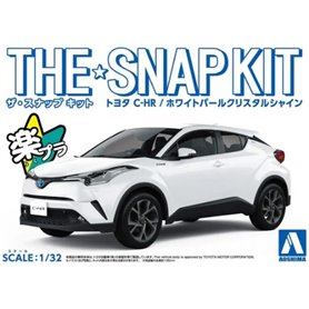 Aoshima 05634 1/32 Toyota C-HR White  SNAPKIT