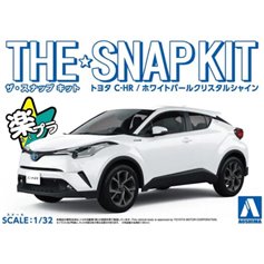 Aoshima 1:32 Toyota C-HR - WHITE - THE SNAPKIT