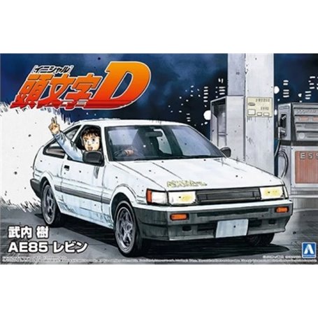 Aoshima 05734 1/24 Takeuchi Itsuki AE85 Levin