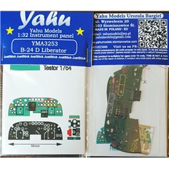 Yahu Models 1:32 Dashboard for Consolidated B-24D Liberator - Hobby Boss 
