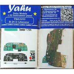 Yahu Models 1:32 Tablica przyrządów do Consolidated B-24D Liberator dla Hobby Boss