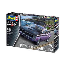 Revell 1:25 Plymouth AAR Cuda - MODEL SET - z farbami
