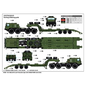 Trumpeter 01065 MAZ-537G Late w/ChMZAP-9990 semi-t