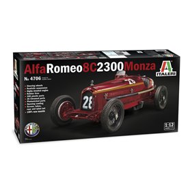 Italeri 1:12 Alfa Romeo 8C 2300 Monza Tazio Nuvolari driver (Nowe formy+elementy fototrawione)