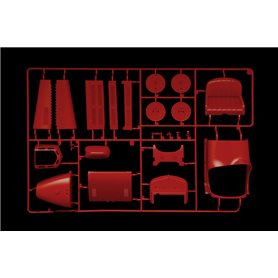 Italeri 1:12 Alfa Romeo 8C 2300 Monza Tazio Nuvolari driver (Nowe formy+elementy fototrawione)