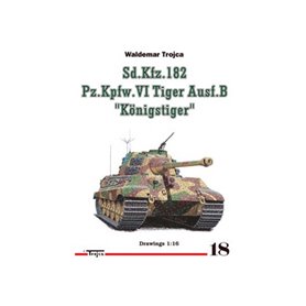Trojca nr 18 Sd.Kfz 182 PzKpfw VI Tiger B Rysunki