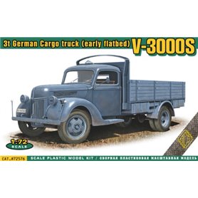 Ace 72576 V3000S 3t German Cargo Truck (early flat