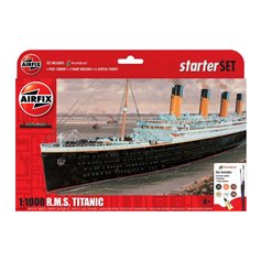Airfix 1:1000 RMS Titanic - STARTER SET - z farbami