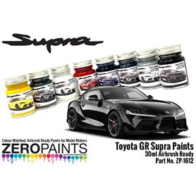 Zero Paints 1612-B Toyota GR Supra Black Metallic