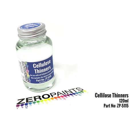 Zero Paints 5115 Cellulose Thinners 120ml