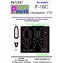 Pmask Pk72147 maski do kabin F-16C  Hasegawa