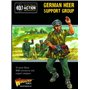 Bolt Action German Heer Support Group (HQ, Mortar & MMG)