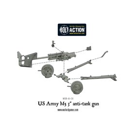 Bolt Action US Army 3'' Anti-Tank Gun