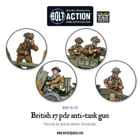 Bolt Action British Army 17 pdr Anti-tank Gun
