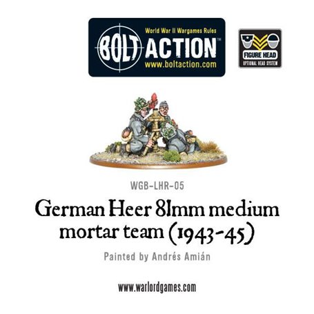 Bolt Action German Heer 81mm Medium Mortar