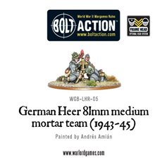 Bolt Action GERMAN HEER 81MM MEDIUM MORTAR TEAM - 1943-1945