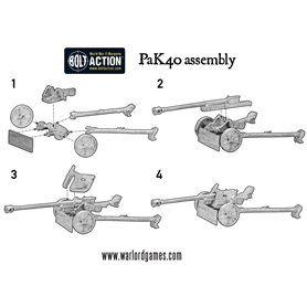 Bolt Action German Heer PaK 40 