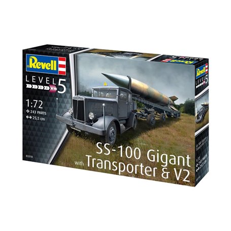 Revell 03310 Pojazd 1/72 Ss-100 Gigant+Transporter