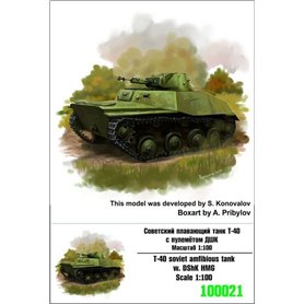 Zebrano Z100-021 T-40 Amfibious tank w DShKHMG