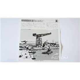 Tamiya 1:700 HARBOUR SET - sceneria portowa