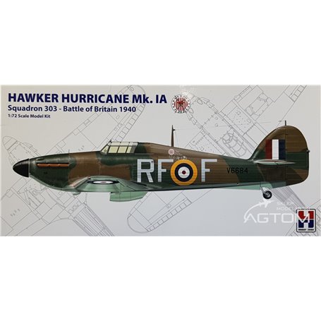 Hobby2 000 1:72 Hawker Hurricane Mk. IA - 303 DIVISION BATTLE OF BRITAIN 1940