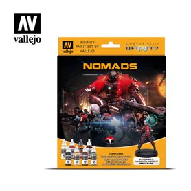 Vallejo 70233 Zestaw INFINITY EXCLUSIVE - NOMADAS + figurka ALGUACIL MEDIKIT