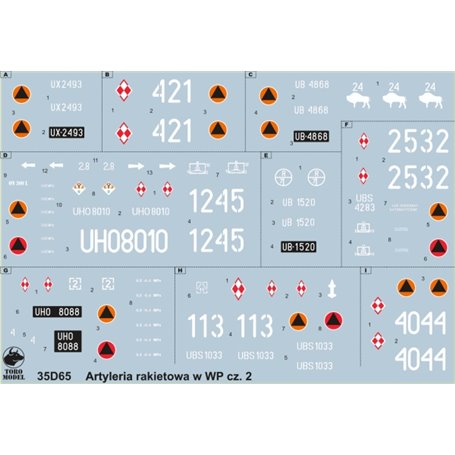Toro 35D65 1/35 Artyleria rakietowa w Wojsku Polsk