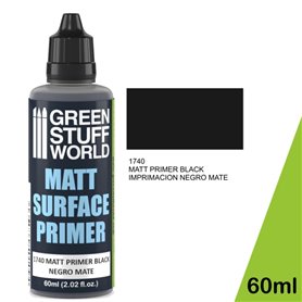 Green Stuf World Surface Primer Matt Black 60ml
