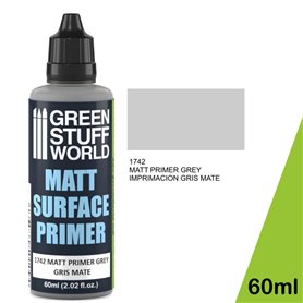 Green Stuf World Surface Primer Matt Grey 60ml