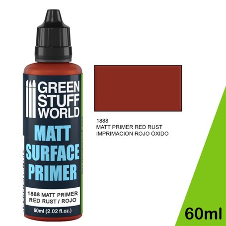 Green Stuf World Surface Primer Matt Red Rust 60ml