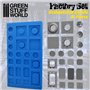Green Stuf World Silicone Mould – Industrial Grids and Fans