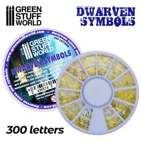 Green Stuf World Dwarven Symbols – 300 letters