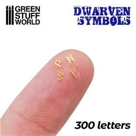 Green Stuf World Dwarven Symbols – 300 letters