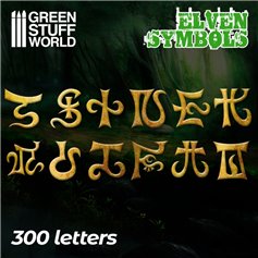 Green Stuff World ELVEN SYMBOLS - 300 LETTERS