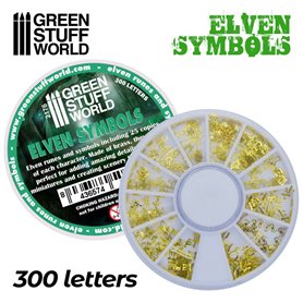 Green Stuf World Elven Symbols – 300 letters