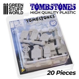 Green Stuf World Plastic Gravestones 20pcs